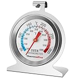 ThermoPro Backofenthermometer Analog Ofenthermometer aus Edelstahl...
