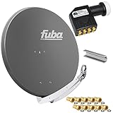 FUBA 85cm für 8 Teilnehmer (Direktanschluss) Digital SAT Anlage DAA850A + Octo...