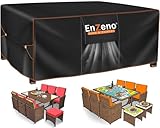 Enzeno Gartenmöbel Abdeckung Wasserdicht,180x120x74cm, Winterfest Abdeckplane...