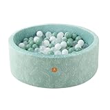 Dodozen Bällebad Bällepool Für Babys Kinder 90X30cm Rund,Superweicher...