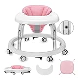 Baby Lauflernhilfe, One-Touch Folding Baby Walker, Lauflernwagen Anti-Roll...