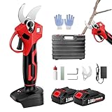Schnurlose Elektrische Gartenschere,40mm Akku astschere Schnittdurchmesser, 21V...