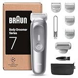 Braun Bodygroomer Series 7, +8 Zubehörteile, mit Smartlight & SkinGuard, 100...