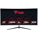 iTek Monitor GGC - 30' Curved R1800, WFHD 2560x1080 UltraWide, VA, 200Hz, 21:9,...