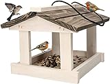 KOTARBAU® Vogelhaus zum Aufhängen Vogelfutterhaus aus Holz Vogelfutterspender...