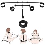 Sevenup Spreizstange-Bondage-Sexspielzeug mit Halskragen, Handgelenk- und...