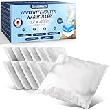 Koopmann® 12x Luftentfeuchter Granulat 400g Nachfüllbeutel Set - Nachfüllpack...