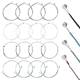 16 Stück Violinsaiten 4/4, Universalsaite Stahlkern Geigensaite Universal...