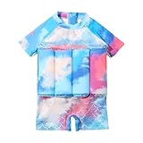 POIUIYQA Floating Badebekleidung Jungen Kinder Einteiliger Badeanzug Rundhals...