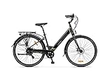 Argento Unisex – Erwachsene Omega E-Fahrrad, Schwarz, Einer Größe