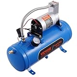 VEVOR 12-V-Luftkompressor mit Tank 6 L, Zughorn-Luftkompressor-Satz, 90-120 psi...