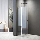 Duschabtrennung Walk in 120x185cm Duschabtrennung Walk-IN Duschwand Pendeltür...