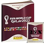 Panini FIFA World Cup Qatar 2022 Offizielle Stickerserie (1x Softcover Album +...