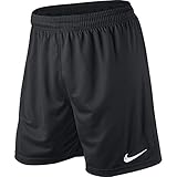 Nike Herren Park II Knit Shorts ohne Innenslip, Schwarz (Schwarz/Weiß/010), Gr....