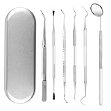 6er Zahnreinigungsset, Zahnarzt Instrumente, Zahnsteinentferner Hund Mensch,...