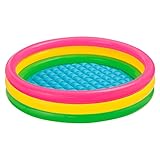Intex 57412NP - Aufblasbarer Pool Sunset Glow, DREI Ringe, Vinyl, Mehrfarbig,...