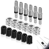 6 Stück Fahrradventil Ersatz Set, Dunlop Ventil-Einsatz mit Dichtung, Deutscher...