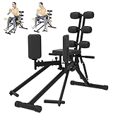 GUUG Adduktoren Abduktoren Bauchmuskeltrainer Machine: 3 in 1 Po Trainer...