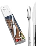 WMF Steakbesteck Nuova 2-teilig mit Gravur nach Wunsch Edelstahl Besteck mit Box