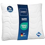 LILENO HOME Kopfkissen 80x80 - Kissen 80x80 für einen erholsamen Schlaf -...