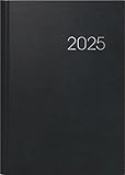 BRUNNEN Buchkalender Mod. 796 2025 | A5, Kunststoff, schwarz