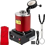 VEVOR Digital Goldschmelzofen Maschine 3 KG, Graphittiegel Schmelzofen 1150 °C,...