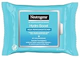 Neutrogena Hydro Boost Abschminktücher, Aqua Reinigungstücher mit Hyaluron,...