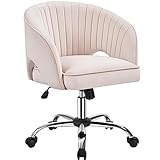 Yaheetech Bürostuhl mit Samtbezug, Ergonomischer Schreibtischstuhl mit...