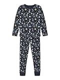 NAME IT Jungen NKMNIGHTSET Dark Sapphire Space NOOS Pyjamaset, 134-140