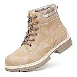 Cestfini Winterschuhe Damen Boots Warm Gefütterte Wanderstiefel Wasserdicht...