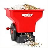 Hecht Handstreuer – Düngestreuwagen – Flexible Streubreite – 3 Liter...