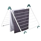 mucHome Badewannen Wäschetrockner, 9 m Trockenlänge mit arretierbare Gelenke...