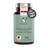 Mariendistel Kapseln - Artischocke, Löwenzahn Complex & 80% Silymarin - 120...