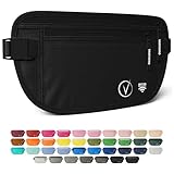 Vantamo Bauchtasche Damen Ultraflach mit RFID-Schutz, Geldgürtel für Reisen...