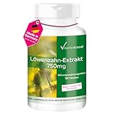 Löwenzahn Extrakt 750mg - 180 Tabletten ! 6-MONATS-VORRAT ! - vegan -...