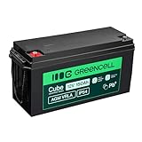 Green Cell AGM 12V 150Ah mit IP54 Akku Vlies Blei-Batterie Bleiakku Ersatzakku...