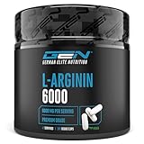 L-Arginin - 380 vegane Kapseln - 6000 mg pflanzliches L-Arginin HCL pro...