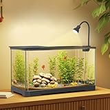 Aquarium Komplettset mit LED-Beleuchtung, Filtersystem, 18L Fischtank mit...