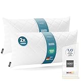 LILENO HOME 2er Set Kissenfüllung 40 x 80 cm - 95°C waschbares Innenkissen...