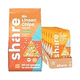 share Bio Linsenchips Meersalz – Vegane & glutenfreie Protein Chips mit 15%...