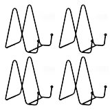 Staffelei Aufsteller Teller, 4 Stück Ständer Metall, Dekoteller Halterung,...