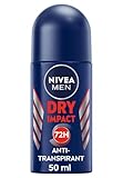 NIVEA MEN Dry Impact Deo Roll-On (50 ml), Anti-Transpirant für ein trockenes...