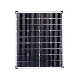 enjoy solar® 100W 12V (XL) Monokristallines Solarmodul - PERC 166 * 166mm...