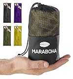 Maraboha Hüttenschlafsack aus weicher Mikrofaser- kleines Packmaß, leicht und...