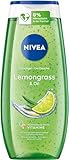 NIVEA Lemongrass & Oil Duschgel (250 ml), pH-hautneutrale Pflegedusche mit...