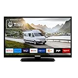 TELEFUNKEN T24X820 Mobile - HD Smart TV 24 Zoll / 60 cm, Triple-Tuner...