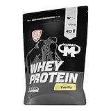 Mammut Nutrition Whey Protein Pulver Vanilla – 1kg – 27g Protein pro Portion...