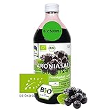 Heide Aronia Bio-Aronia-Muttersaft I 6x 500ml im Glas I ohne Zusatzstoffe &...