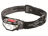 ANSMANN LED Stirnlampe HD70B mit 65 Lumen, IP44 Spritzwasserschutz, 80m...
