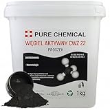 PURE CHEMICAL - Aktivkohlepulver 1 kg - Aktivkohle Pulver - Vegan – 100% Rein...